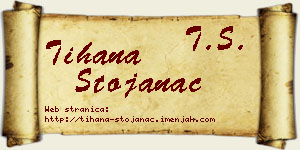 Tihana Stojanac vizit kartica